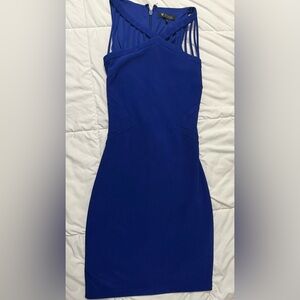 Guess Strapless Royal Blue Dress